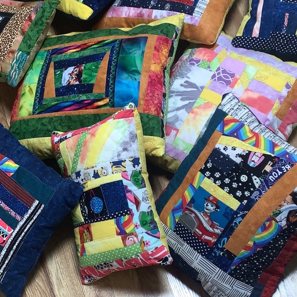 Quilted pillows…15$ each